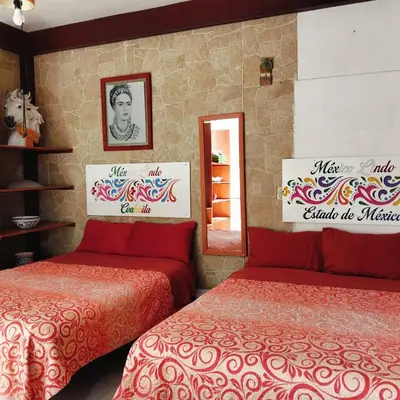 Cama o camas de una habitación en México Lindo