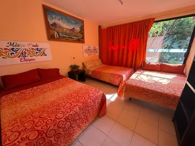 Cama o camas de una habitación en México Lindo