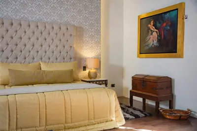 Cama o camas de una habitación en Casa Barroca