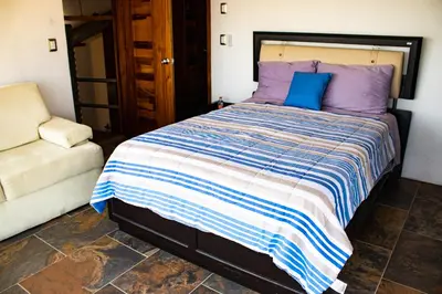 Cama o camas de una habitación en San Antonio Bed & Breakfast