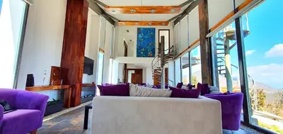 Zona de estar de San Antonio Bed & Breakfast