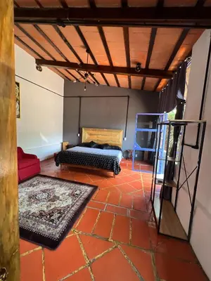 Cama o camas de una habitación en Los Cruxes