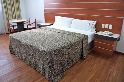 Cama o camas de una habitación en Hotel Duque