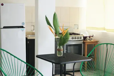 Una cocina o zona de cocina en Casa Tacuba