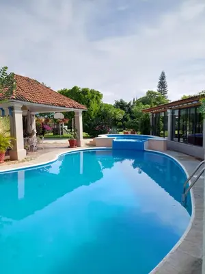 Piscina en o cerca de Casa Quinta Mar, Casa de campo en el Tule, Oaxaca.