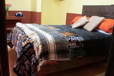 Cama o camas de una habitación en Habitación individual zona centro