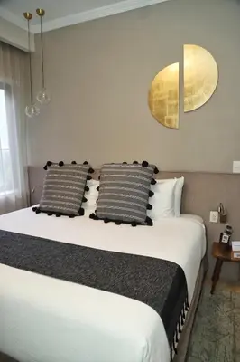 Cama o camas de una habitación en Agata Hotel Boutique & Spa