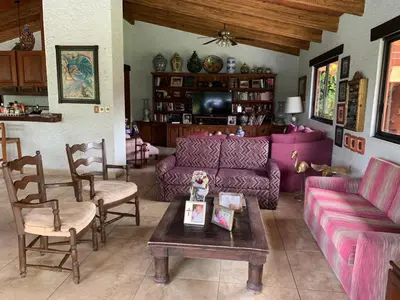 Zona de estar de Un oasis de tranquilidad y diversión familiar