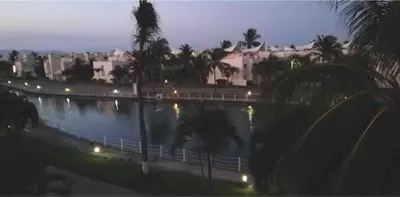 Vista de un río cerca de este apartamento
