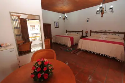 Cama o camas de una habitación en Parador Monte Carmelo