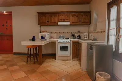 Una cocina o zona de cocina en Hotel Casa Pereyra