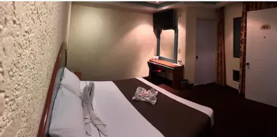 Cama o camas de una habitación en HOTEL ORION