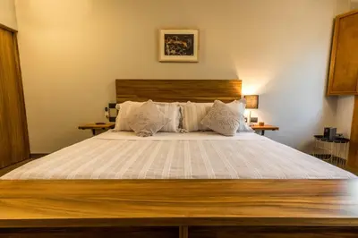 Cama o camas de una habitación en Casa Olié