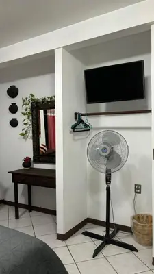 Una televisión o centro de entretenimiento en Casa los Arcos Oaxaca