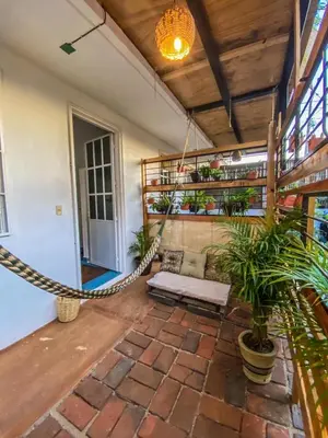 Zona de estar de Shaka House