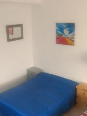 Cama o camas de una habitación en Xochimilco Hermoso Departamento Loft junto a Trajineras
