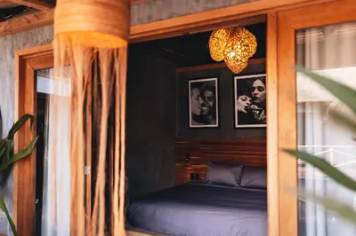 Zona de estar de Naked Hotel Zipolite -Adults Only-