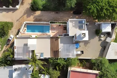 Piscina en o cerca de La Aurora Puerto Escondido