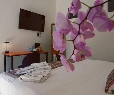 Cama o camas de una habitación en BKL Hotel Oaxaca