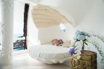 Cama o camas de una habitación en Hotel Pasión de Luna