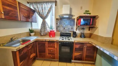 Una cocina o zona de cocina en Depa Cielito