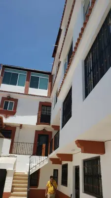 Edificio en el que se encuentra el apartahotel
