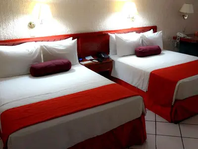 Cama o camas de una habitación en HOTEL BRISA Coatzacoalcos