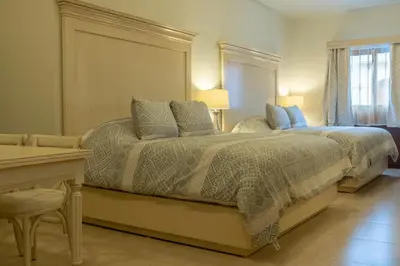 Cama o camas de una habitación en La Casa de Pino