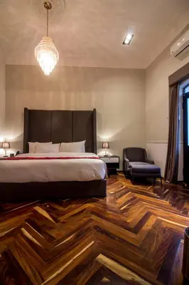 Cama o camas de una habitación en Hotel Business Real 500