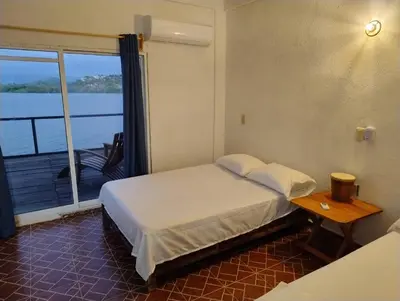 Cama o camas de una habitación en Club Cadena