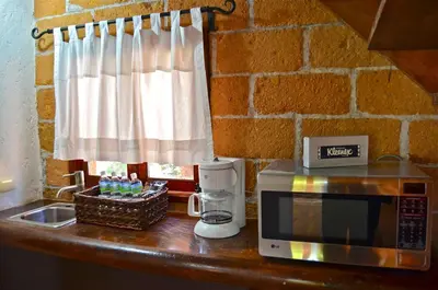 Una cocina o zona de cocina en La Aldea Hotel & Spa