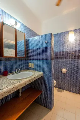 Un baño de Casa Maya private villa on the beach