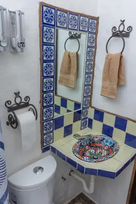 Un baño de Hostal Maria Tepozteca