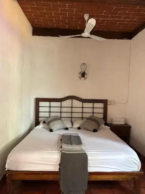 Cama o camas de una habitación en Real Santo Domingo