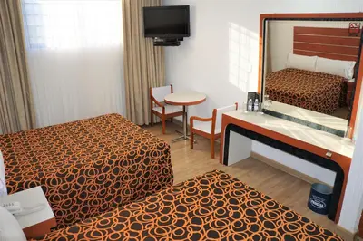 Cama o camas de una habitación en Hotel Princesa