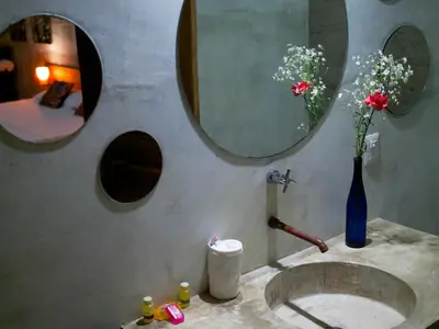 Un baño de Casa Mermejita