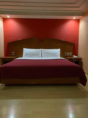 Cama o camas de una habitación en HOTEL MARIA RICO