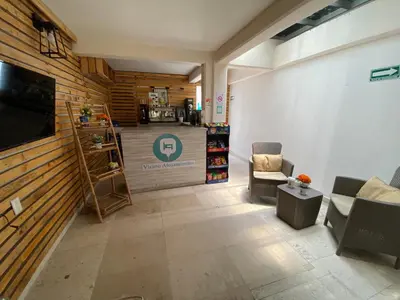 Una televisión o centro de entretenimiento en NUEVO Estudio en Playas Vicente Fox. ¡Excelente ubicación!