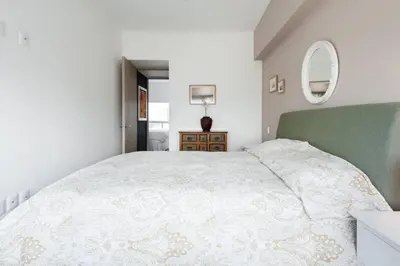 Cama o camas de una habitación en Parque Sur Beautiful apartment 2 BE - 2 BA - 2 Parkings