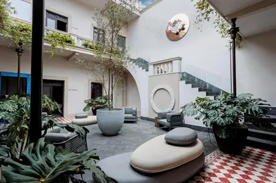 Zona de estar de Casona 142 Hotel Boutique Orizaba