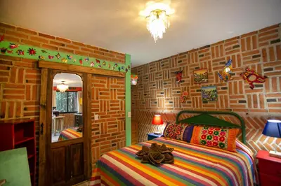 Cama o camas de una habitación en Alebrijes by Majikal B&B