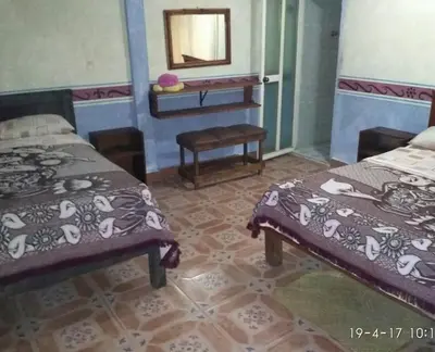 Cama o camas de una habitación en El Portón de Cortés