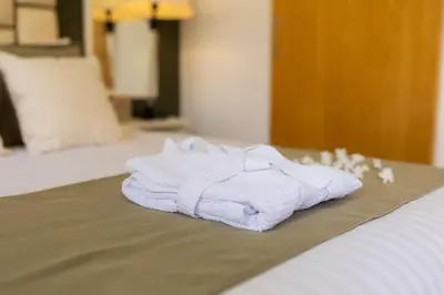 Cama o camas de una habitación en ArcoSodi Hotel Boutique