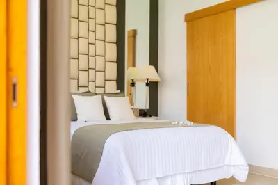 Cama o camas de una habitación en ArcoSodi Hotel Boutique