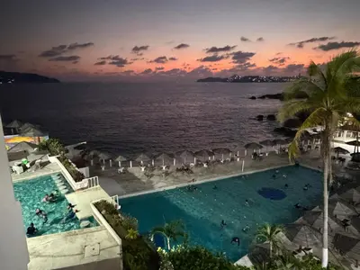 Piscina en o cerca de Suite VIP frente al mar en el corazón de Acapulco