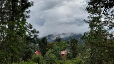 Paisaje cerca de este chalet de montaña