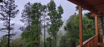 Paisaje cerca de este chalet de montaña