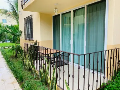 Jardín al aire libre en El Colorín, a condo in the heart of Huatulco