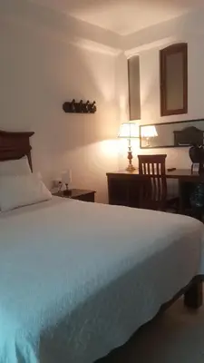 Cama o camas de una habitación en Casa aroma de café, en el corazón de Coatepec.