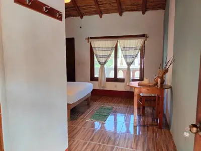 Cama o camas de una habitación en Casa H Rinconcito Mazunte